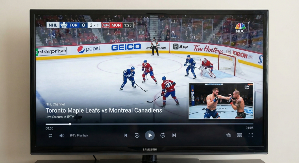 NHL and UFC IPTV streaming Canada