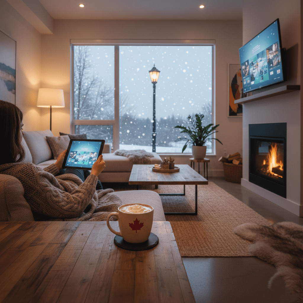 Living room TV streaming live in Canada without cable 2026