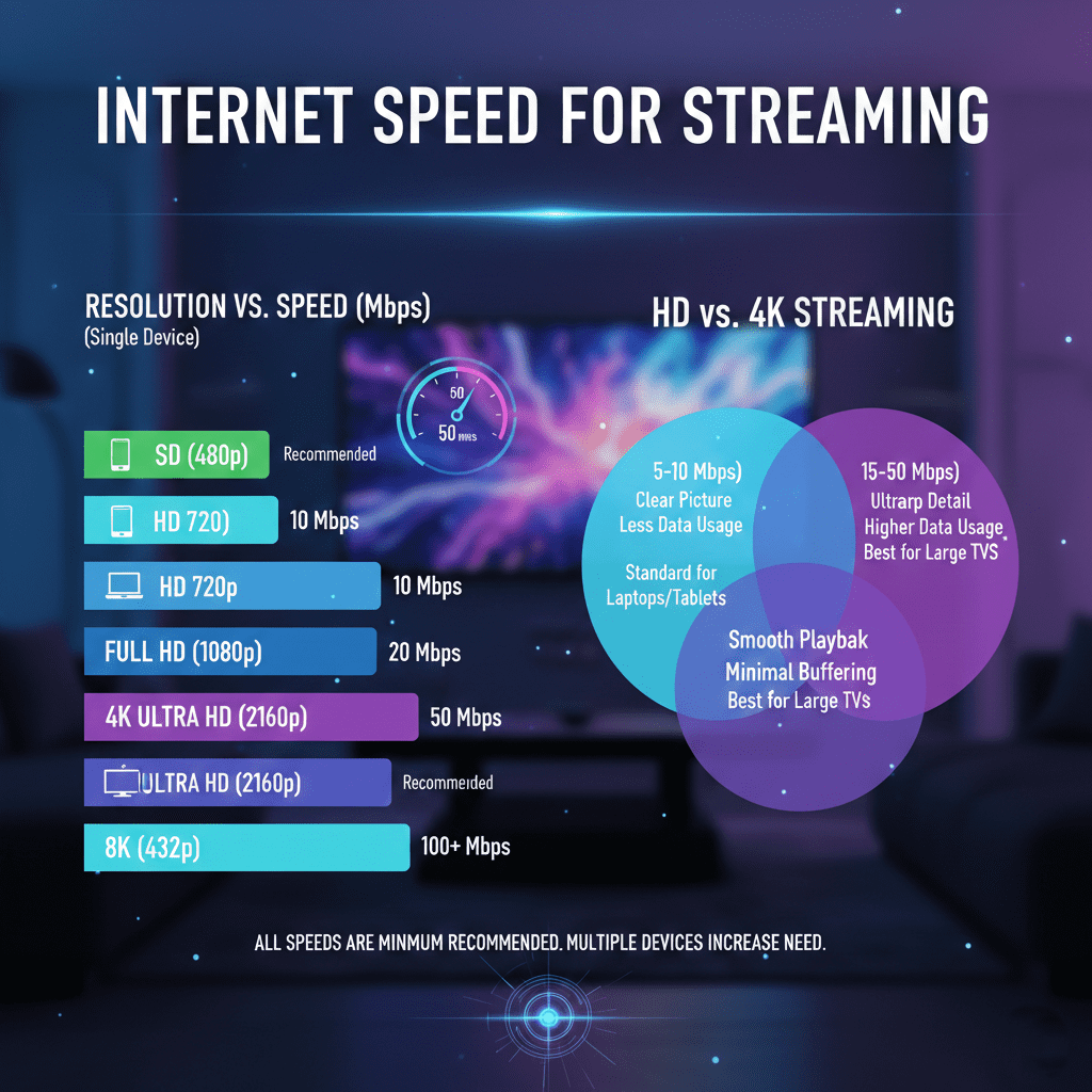 Recommended internet speed for IPTV in Canada