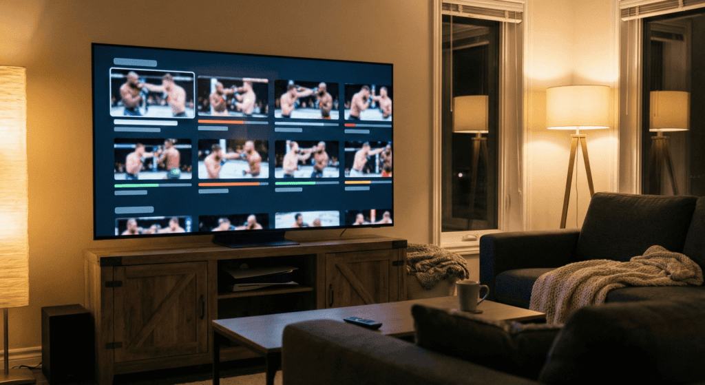 UFC fight replays and VOD IPTV Canada