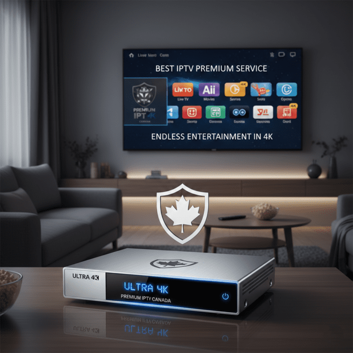 Premium IPTV Canada 2026 smart TV home setup
