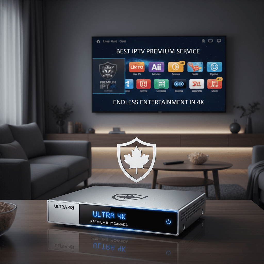 Premium IPTV Canada 2026 smart TV home setup