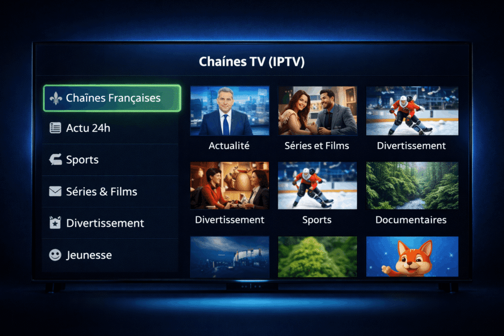 IPTV French channel list