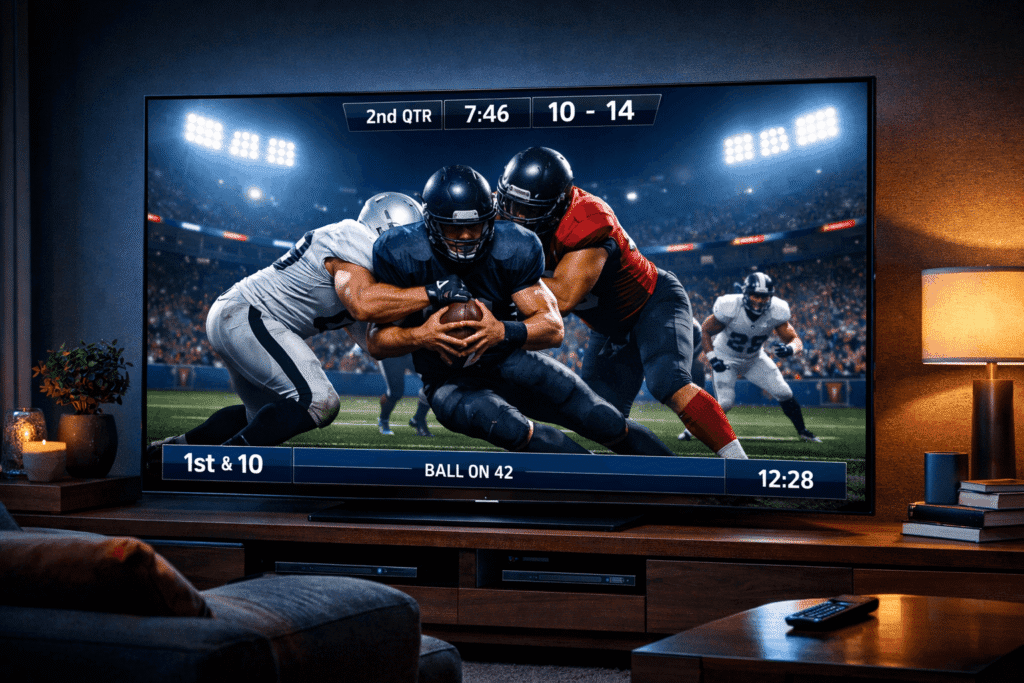 NFL playoff action on IPTV Canada streaming service