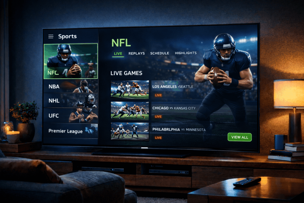 Canadian IPTV sports channels