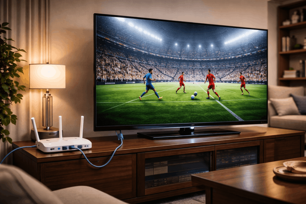 IPTV Smart TV Canada performance setup with Ethernet for smoother streaming