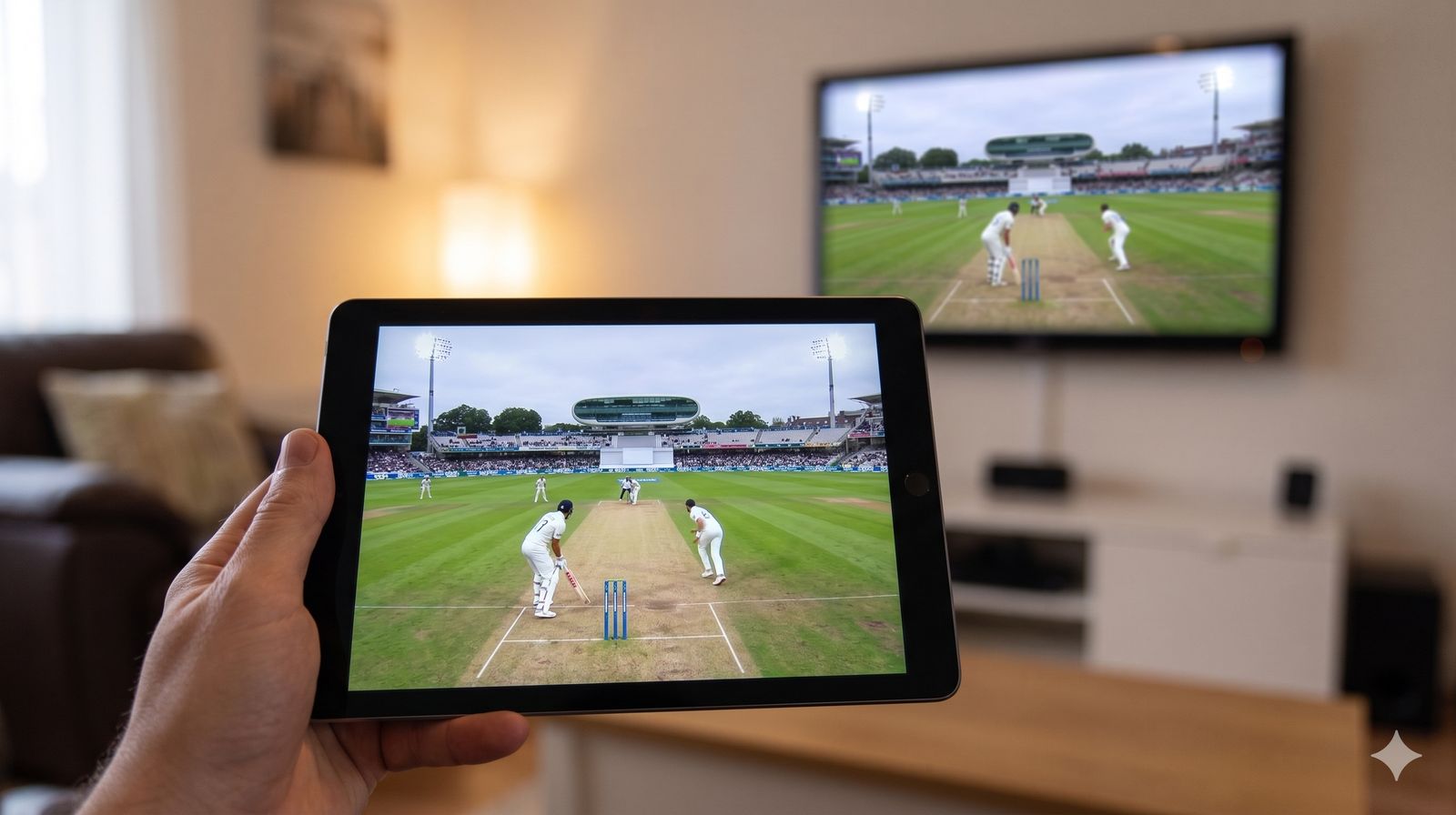 Streaming live cricket on IPTV on a tablet in Canada